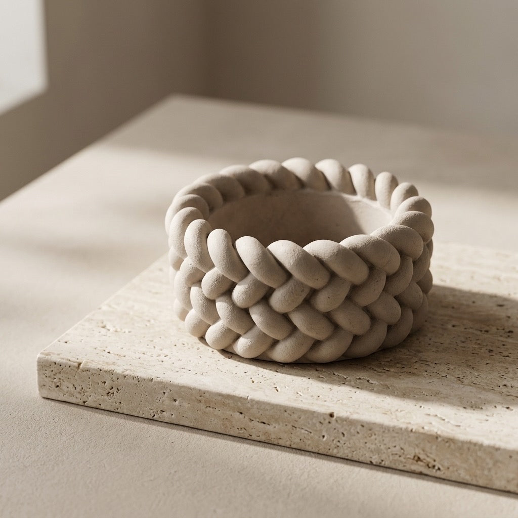 Artisan Knot Hydrostone Tray