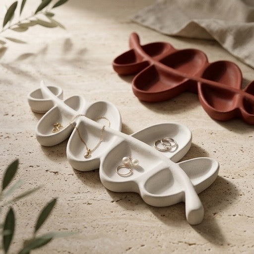 Hydrostone Jewelry Tray