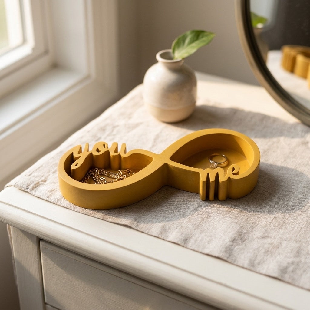 Infinity Love Hydrostone Tray