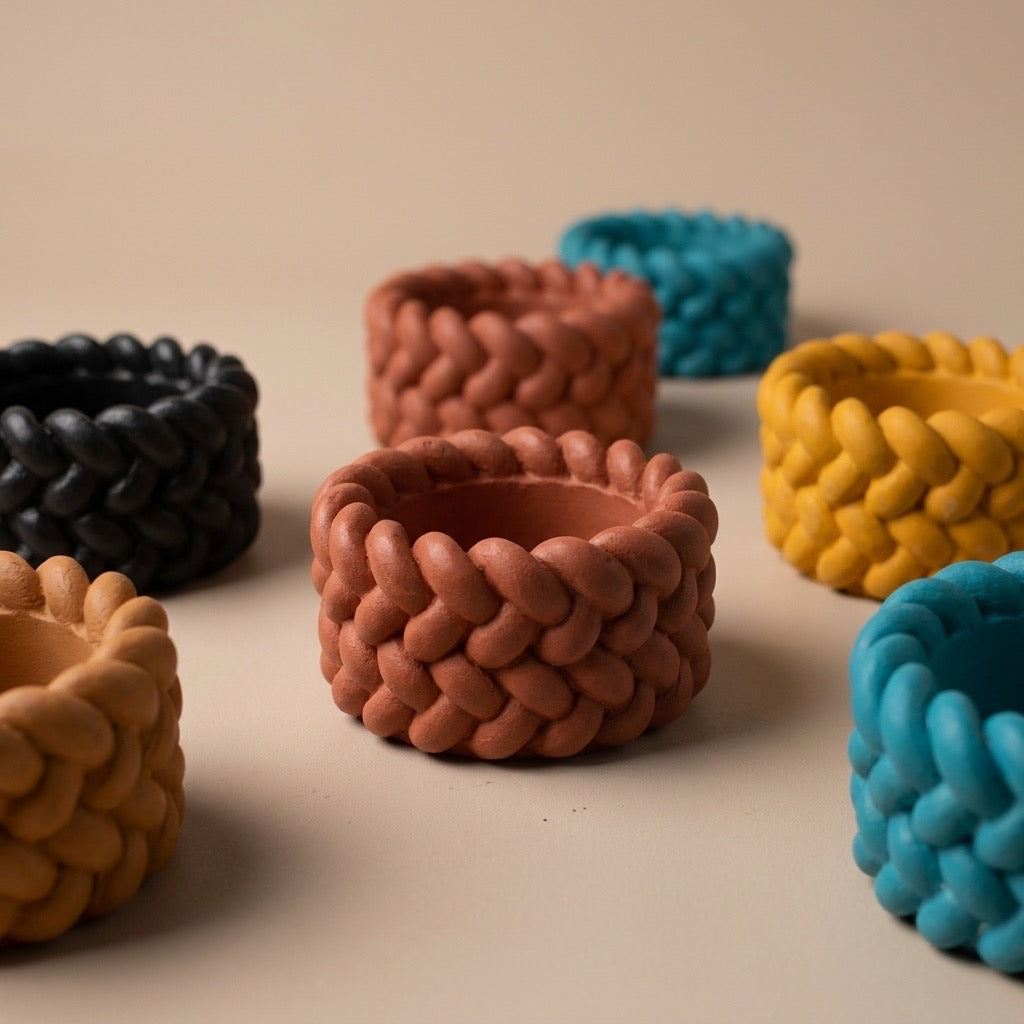 Artisan Knot Hydrostone Tray