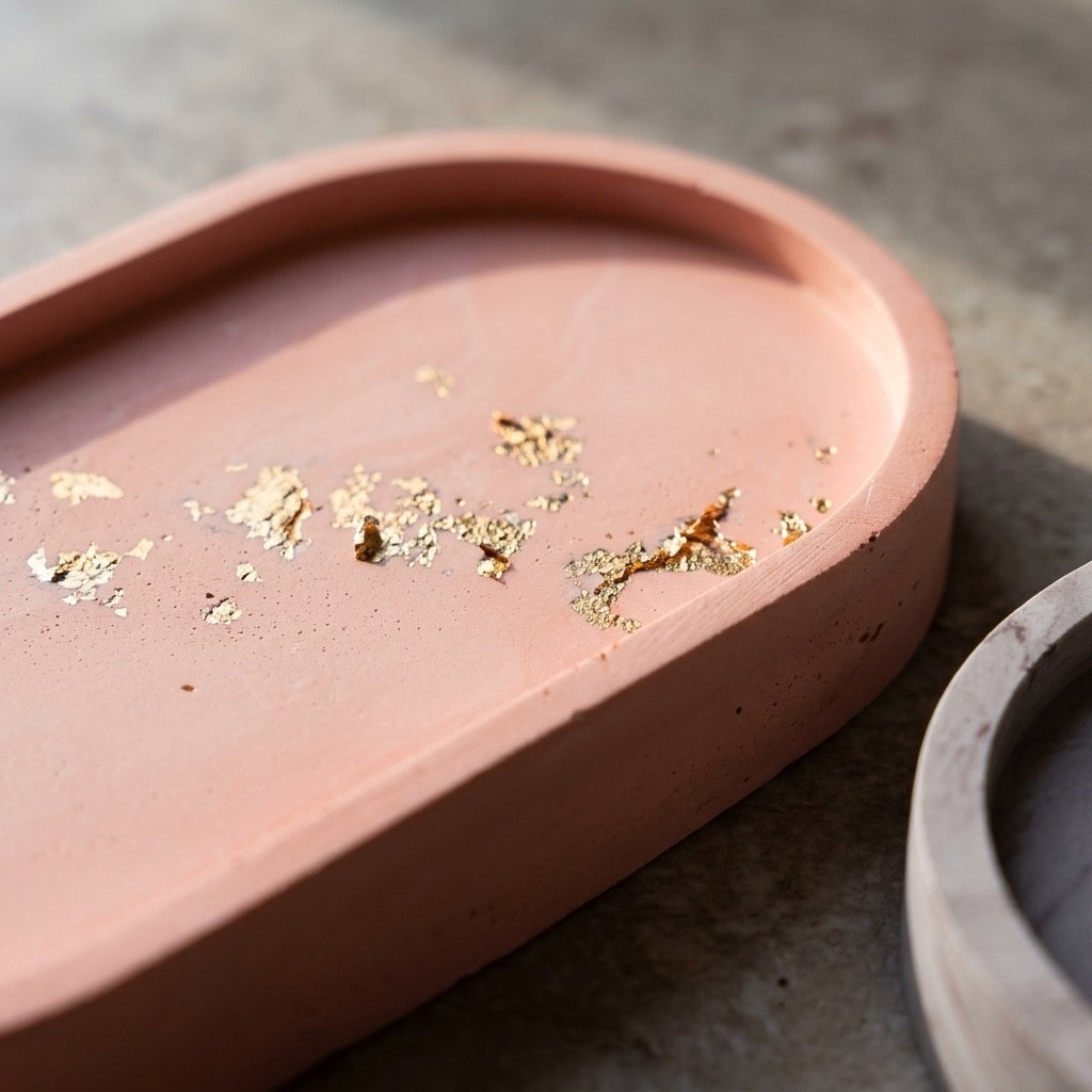 Handmade Hydrostone Tray