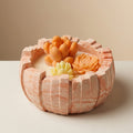 Succulent coconut wax candle