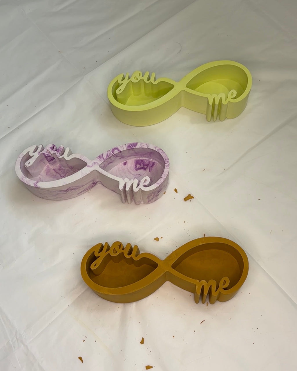 Infinity Love Hydrostone Tray