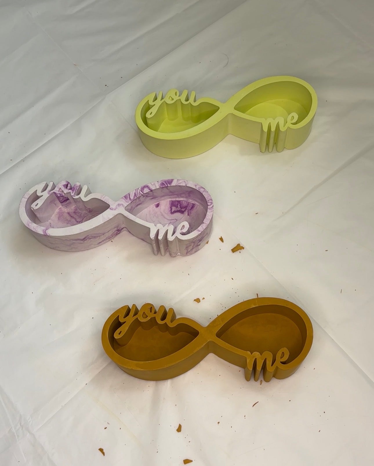Infinity Love Hydrostone Tray