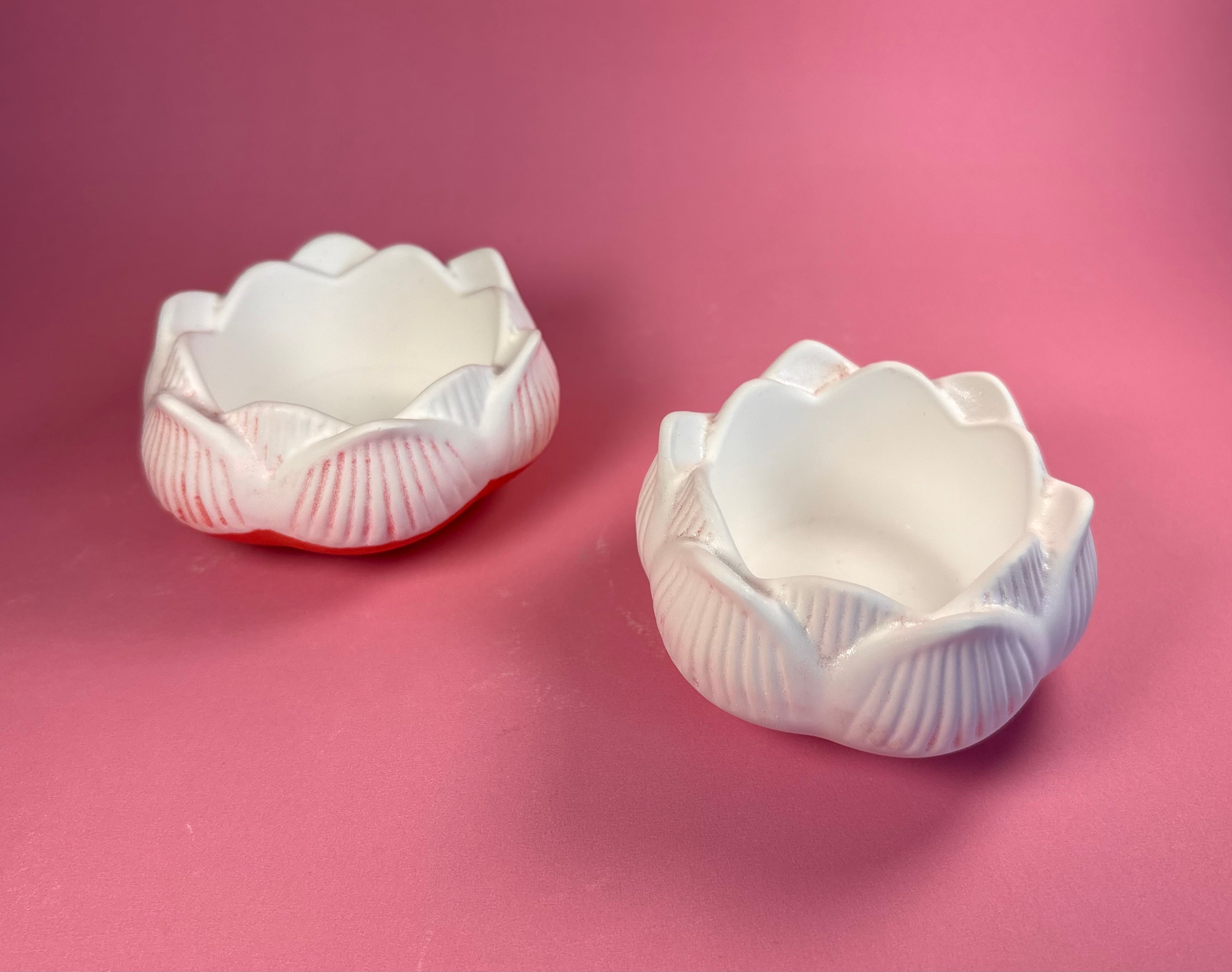Small Lotus  Hydrostone Tray