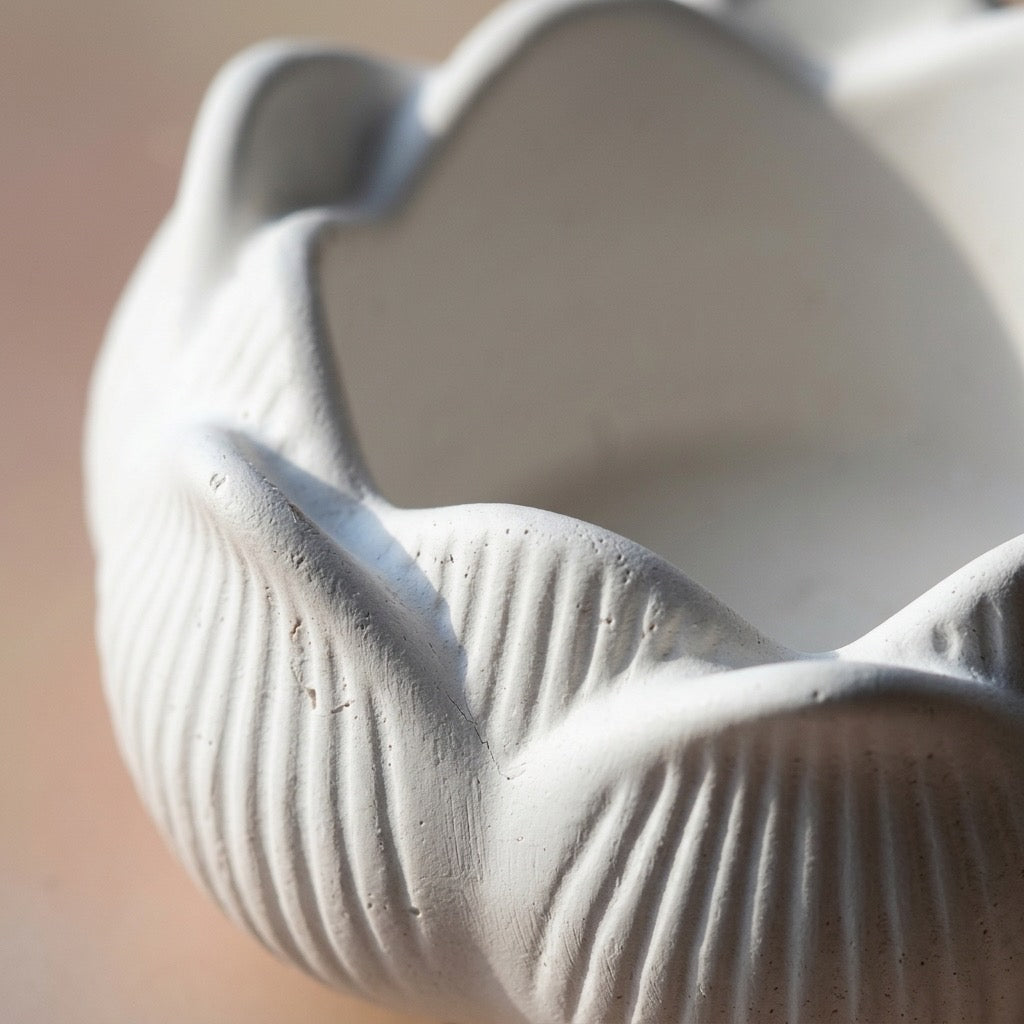 Small Lotus  Hydrostone Tray