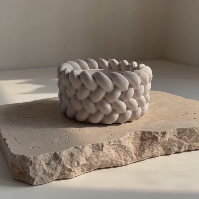 Artisan Knot Hydrostone Tray